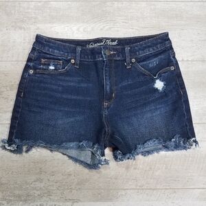 Universal Thread High Rise Shortie Jean Shorts 6